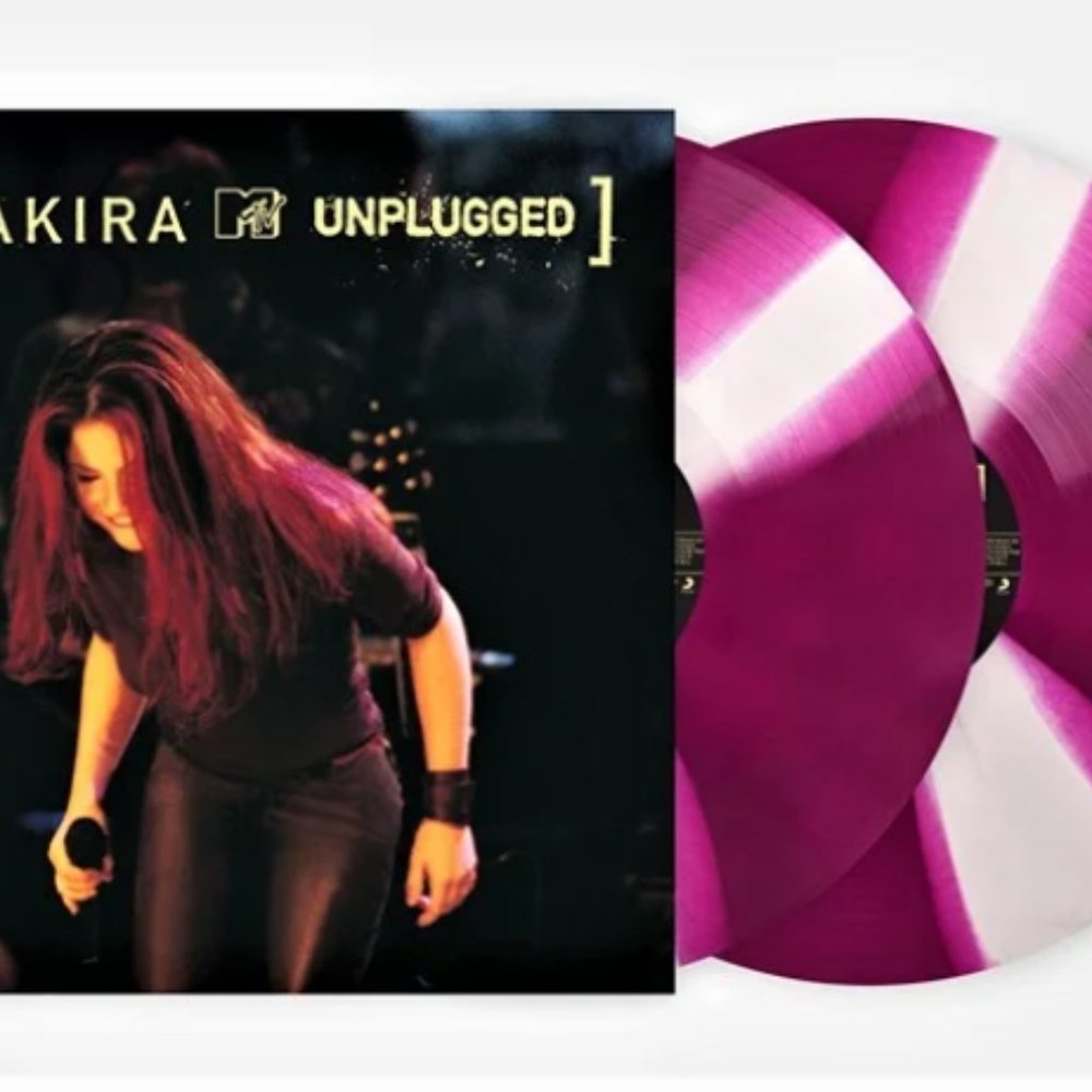 Shakira MTV Unplugged 2-LP ~ Exclusive Magenta Spinner ~Numb/Ltd Ed 2,000 ~ New!